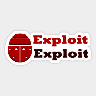 exploit: Ethical Hacker Online Cyber Expert Sticker